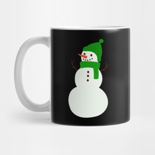 Snowman in Green Mug